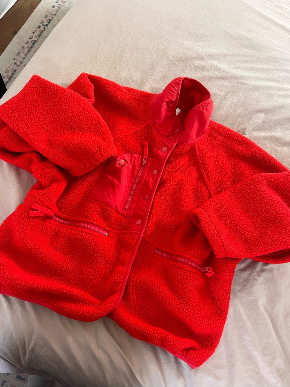 Red hit the slopes jacket free people movement